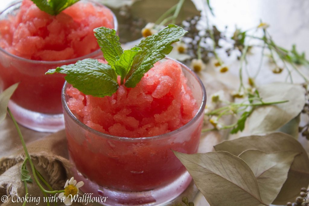 Watermelon Granita | Cooking with a Wallflower