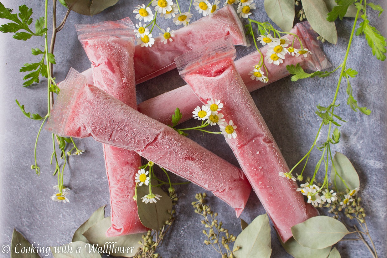 Strawberry Rosé Freezer Pops