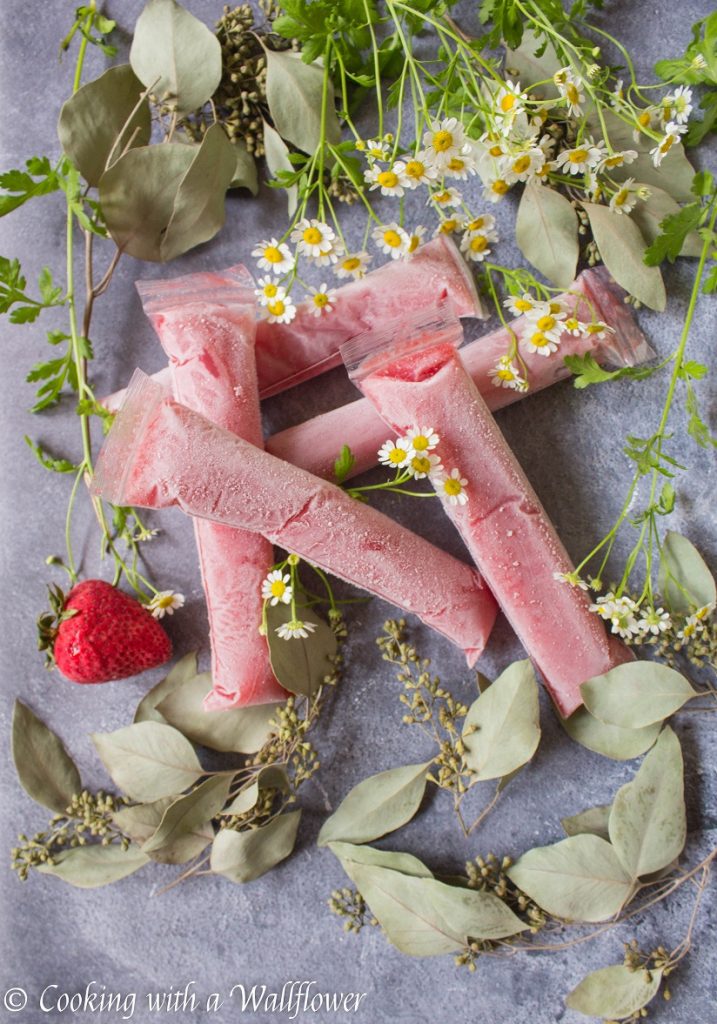 Strawberry Rosé Freezer Pops Cooking with a Wallflower