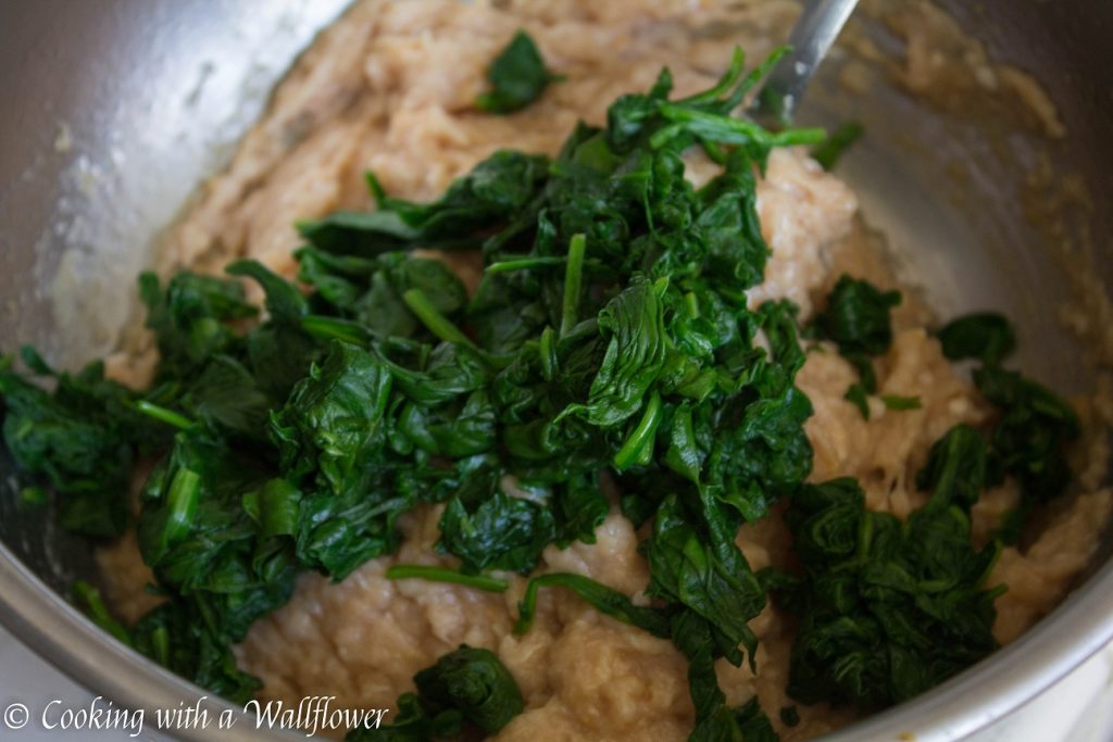 Garlic Chicken Spinach Dumplings | Cooking with a Wallflower