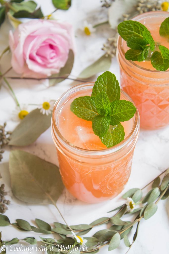 Grapefruit Mint Soda | Cooking with a Wallflower