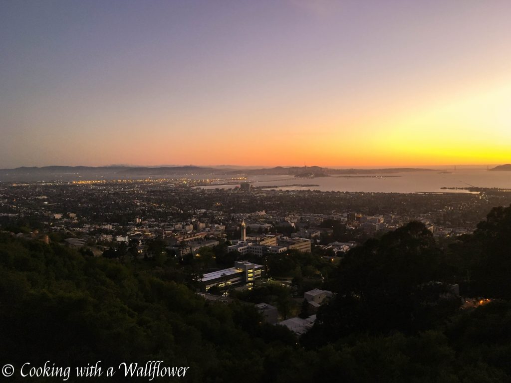 Sunset over the Bay Area