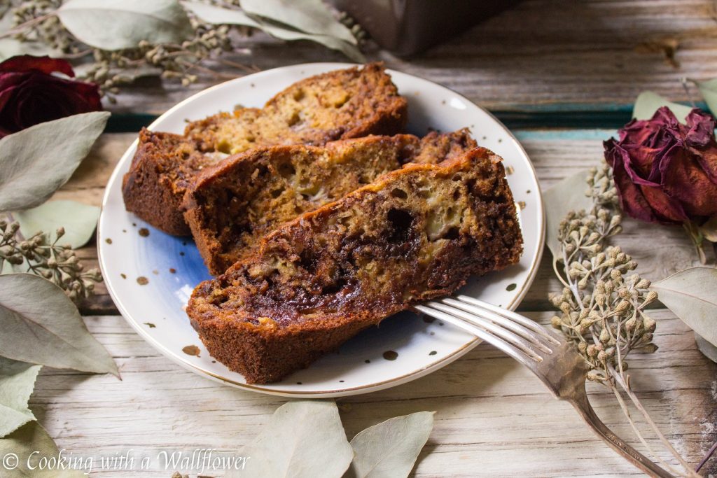 Banana Nutella Bread | Cooking with a Wallflower