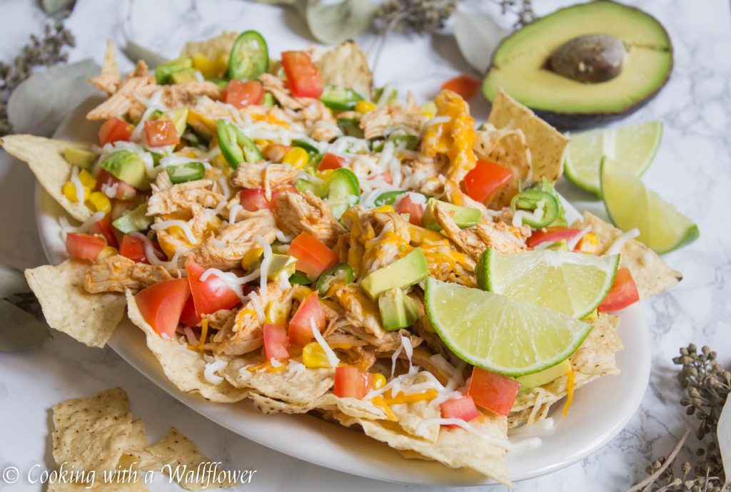 Honey Chipotle Chicken Nachos | Cooking with a Wallflower