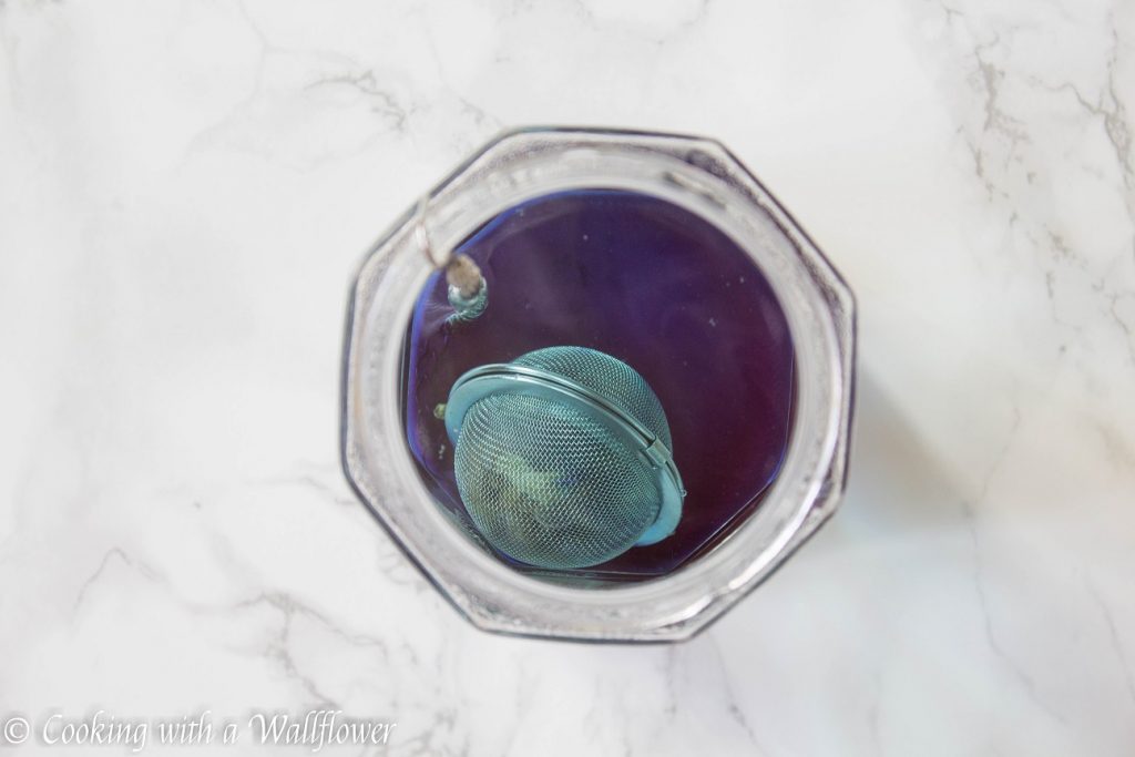 Sparkling Butterfly Pea Flower Tea Lemonade | Cooking with a Wallflower