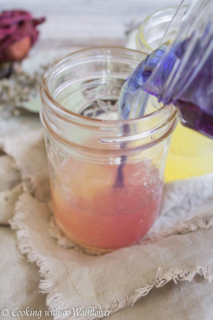Sparkling Butterfly Pea Flower Tea Lemonade | Cooking with a Wallflower