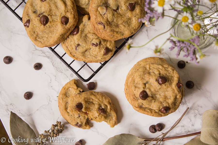 Earl Grey Chocolate Chip Cookies | Cooking with a Wallflower