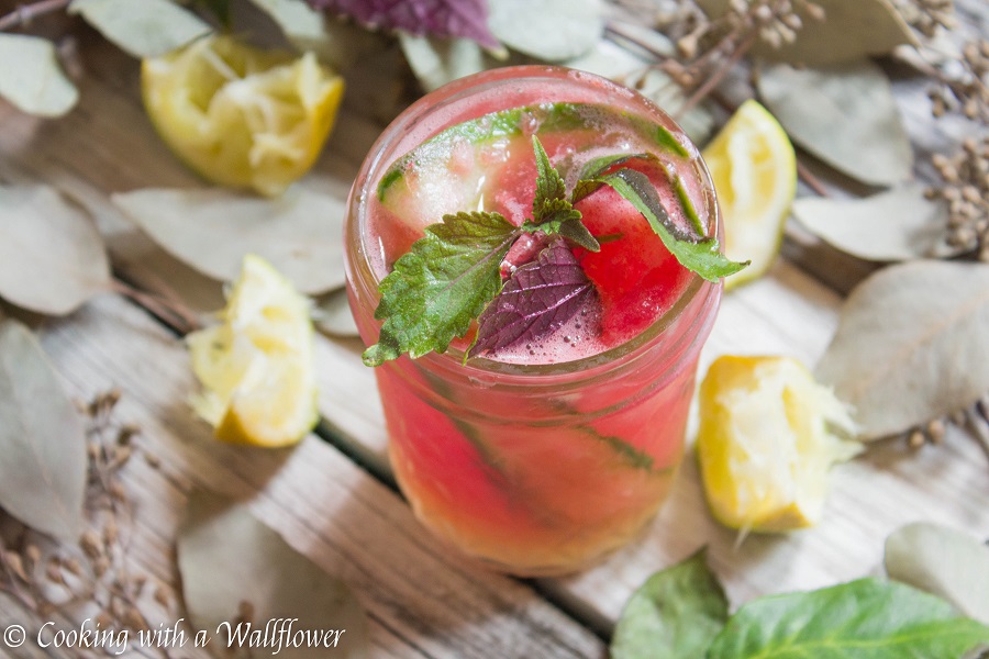 Watermelon Cucumber Cooler | Cooking with a Wallflower