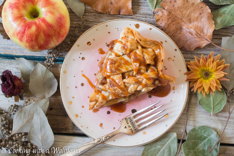 Salted Caramel Apple Pie + Giveaway