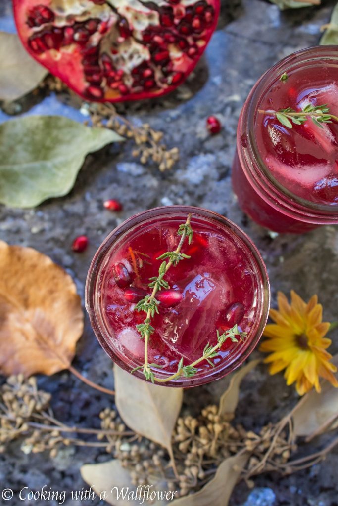 Pomegranate Gimlet | Cooking with a Wallflower