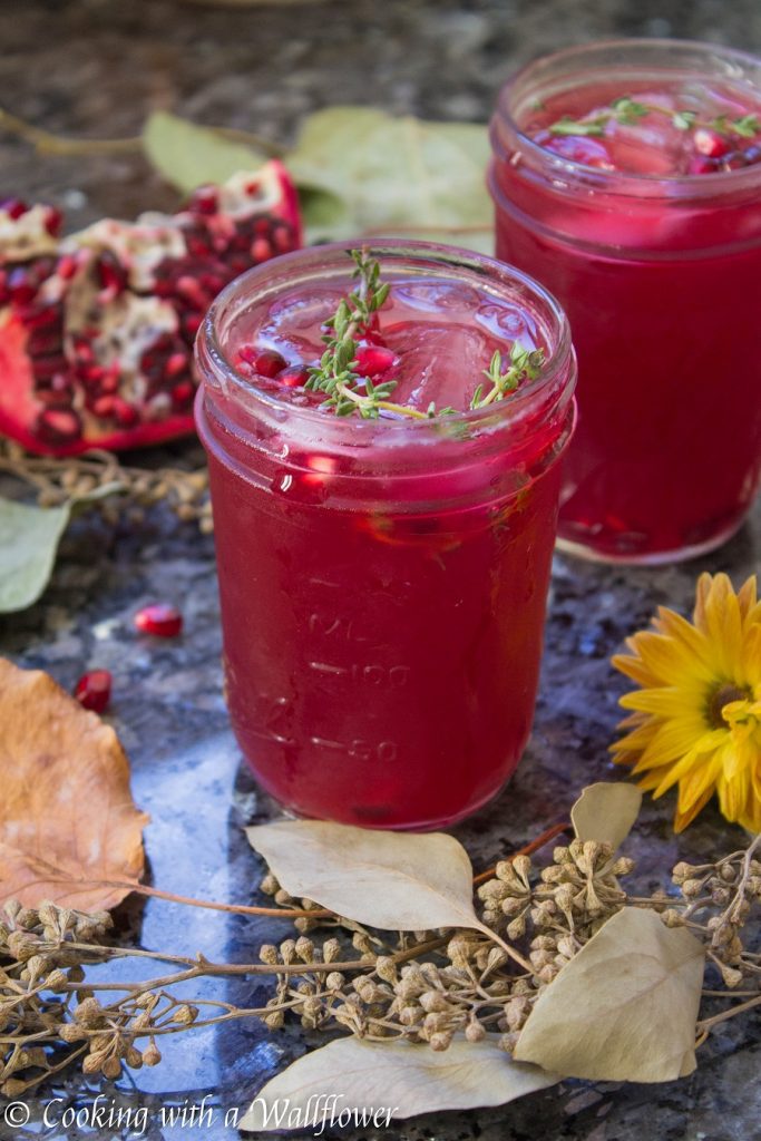 Pomegranate Gimlet | Cooking with a Wallflower