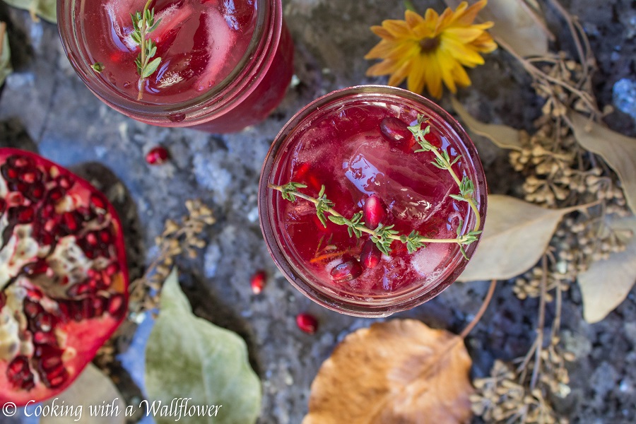Pomegranate Gimlet | Cooking with a Wallflower