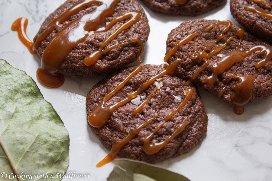 Salted Caramel Chocolate Cookies | Cooking with a Wallflower