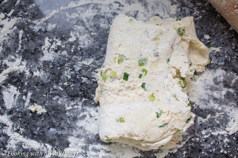 Scallion Buttermilk Biscuits | Cooking with a Wallflower