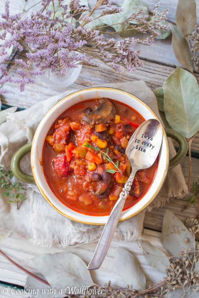 Turkey Vegetable Chili  | Cooking with a Wallflower