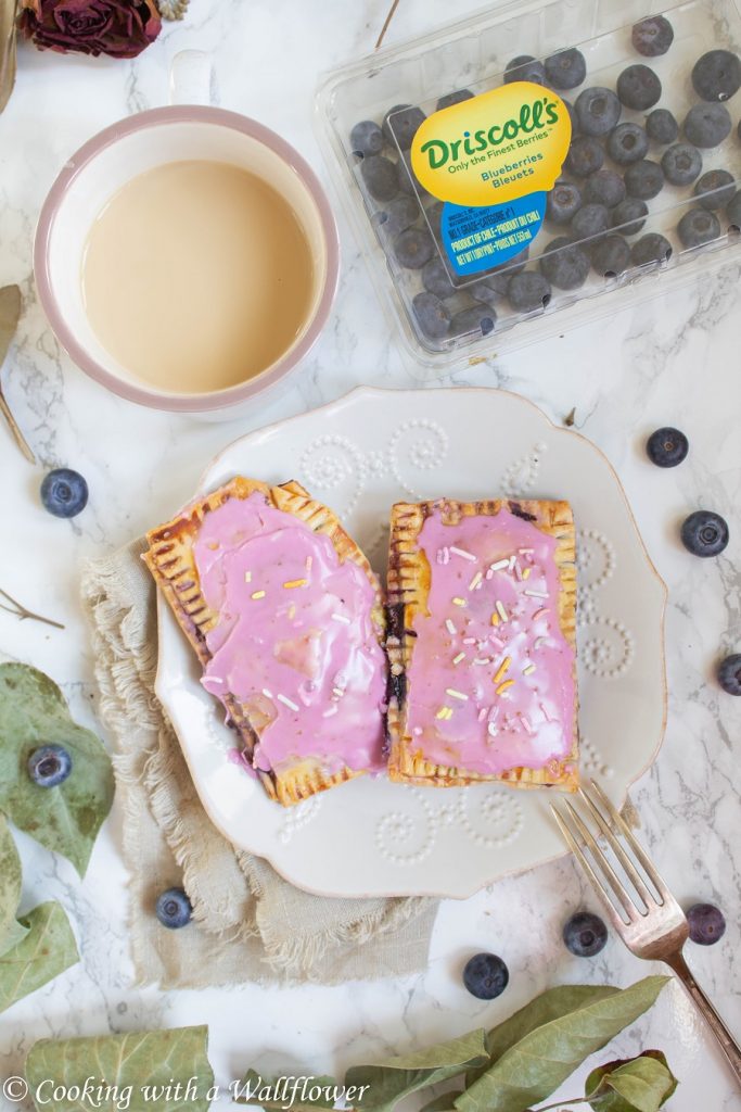 Blueberry Pop Tarts | Cooking with a Wallflower