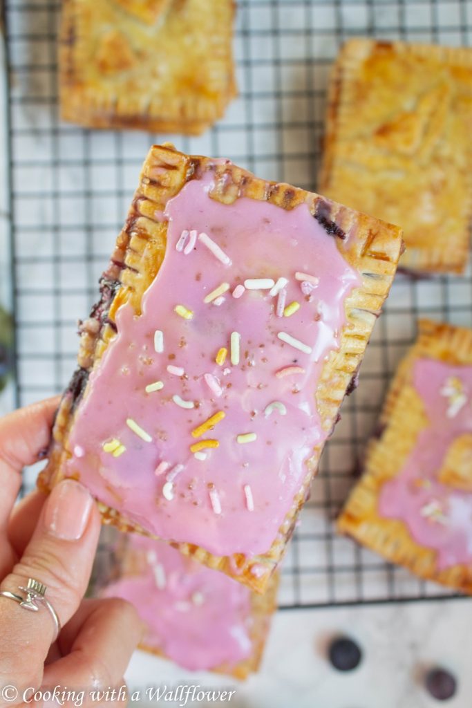 Blueberry Pop Tarts | Cooking with a Wallflower