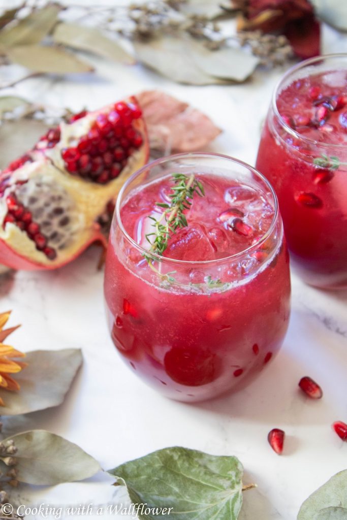 Pomegranate Moscow Mule  | Cooking with a Wallflower