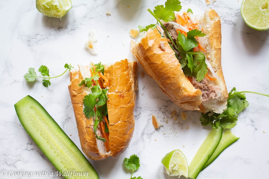 Vietnamese Style Tuna Banh Mi | Cooking with a Wallflower