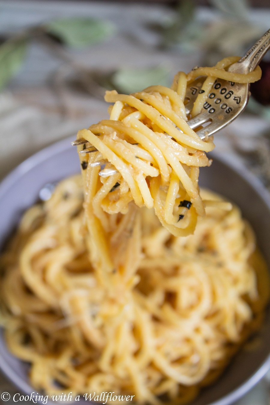 Creamy Miso Garlic Butter Pasta - Cooking with a Wallflower