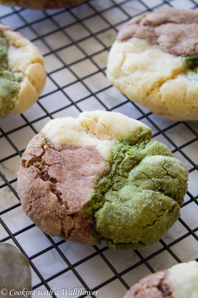 Matcha Chocolate Neapolitan Sugar Cookies | Cooking with a Wallflower