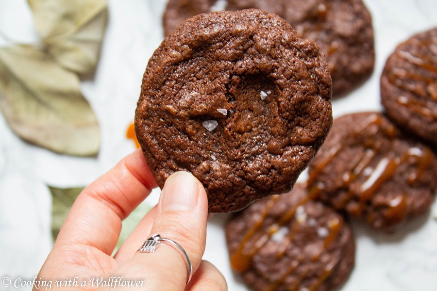 Sea Salt Chocolate Cookies | Cooking with a Wallflower