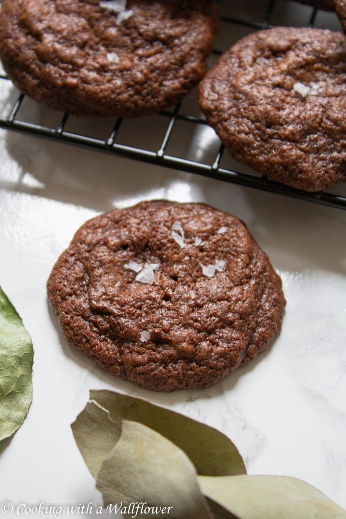 Sea Salt Chocolate Cookies | Cooking with a Wallflower