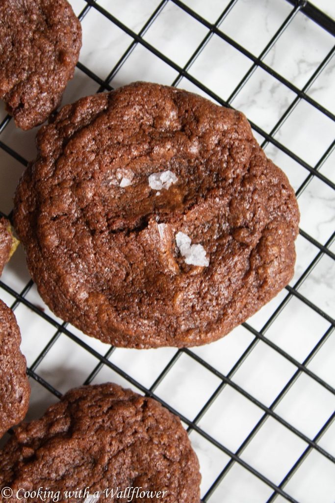 Sea Salt Chocolate Cookies | Cooking with a Wallflower