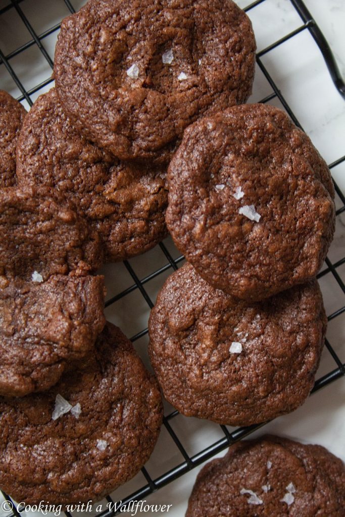 Sea Salt Chocolate Cookies | Cooking with a Wallflower