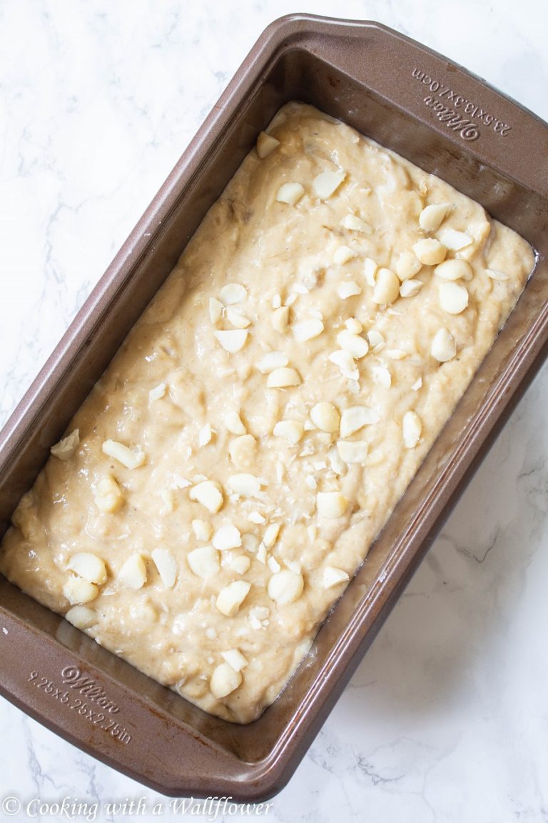 Banana Macadamia Nut Bread Cooking with a Wallflower