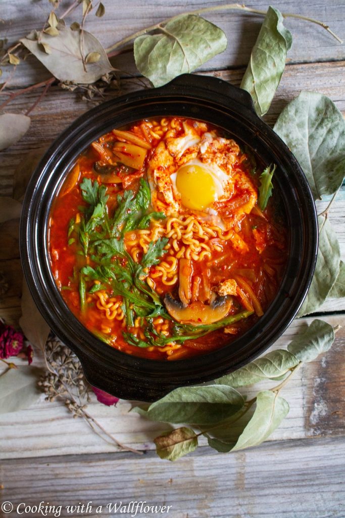 Korean Style Kimchi Ramen | Cooking with a Wallflower
