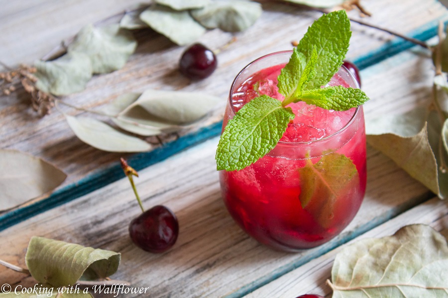 Sparkling Cherry Limeade | Cooking with a Wallflower