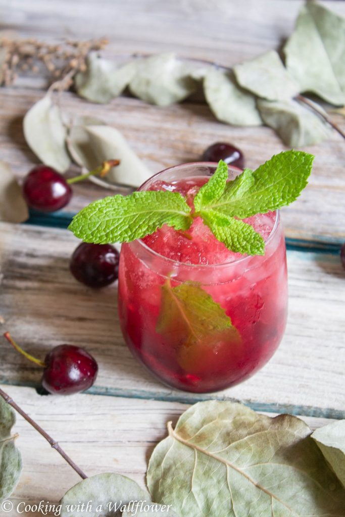 Sparkling Cherry Limeade | Cooking with a Wallflower