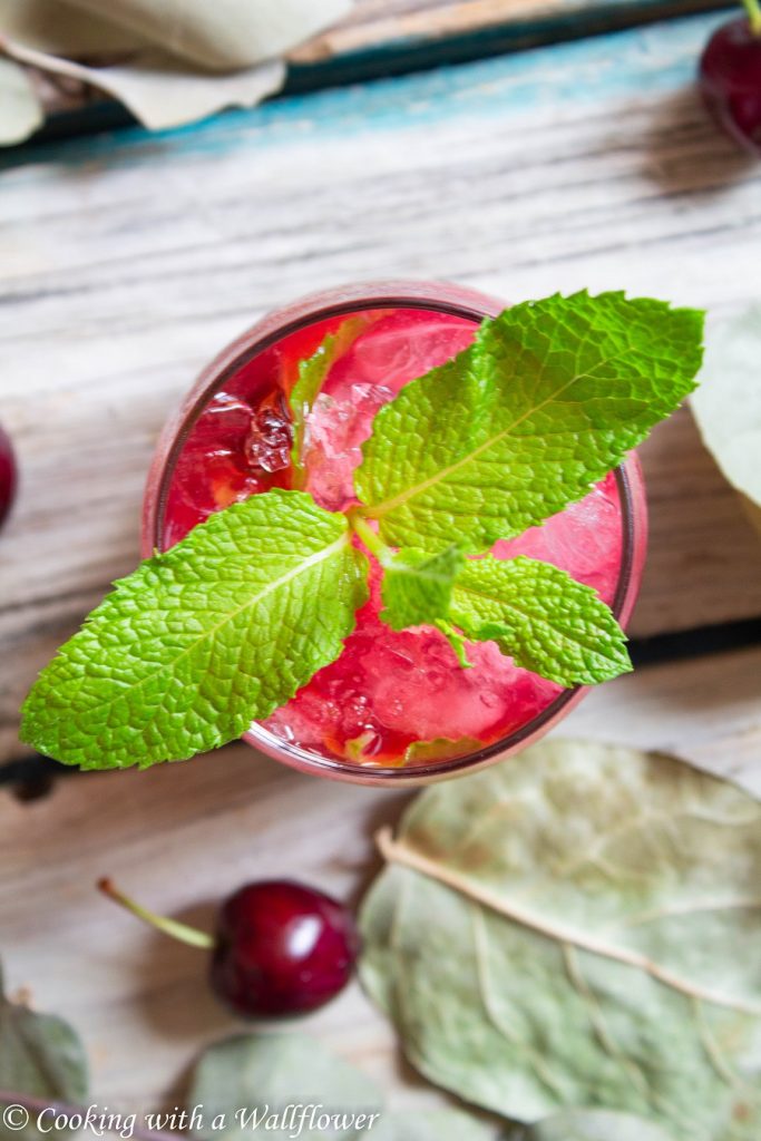 Sparkling Cherry Limeade | Cooking with a Wallflower