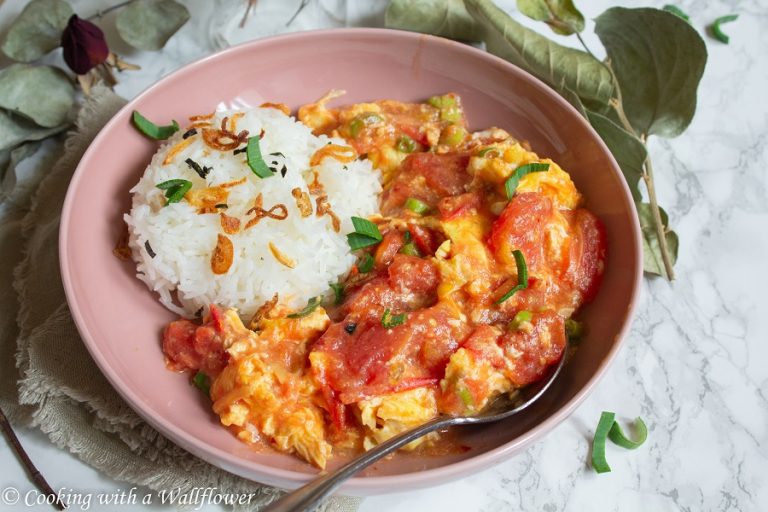 Tomato Egg Rice Cooking with a Wallflower