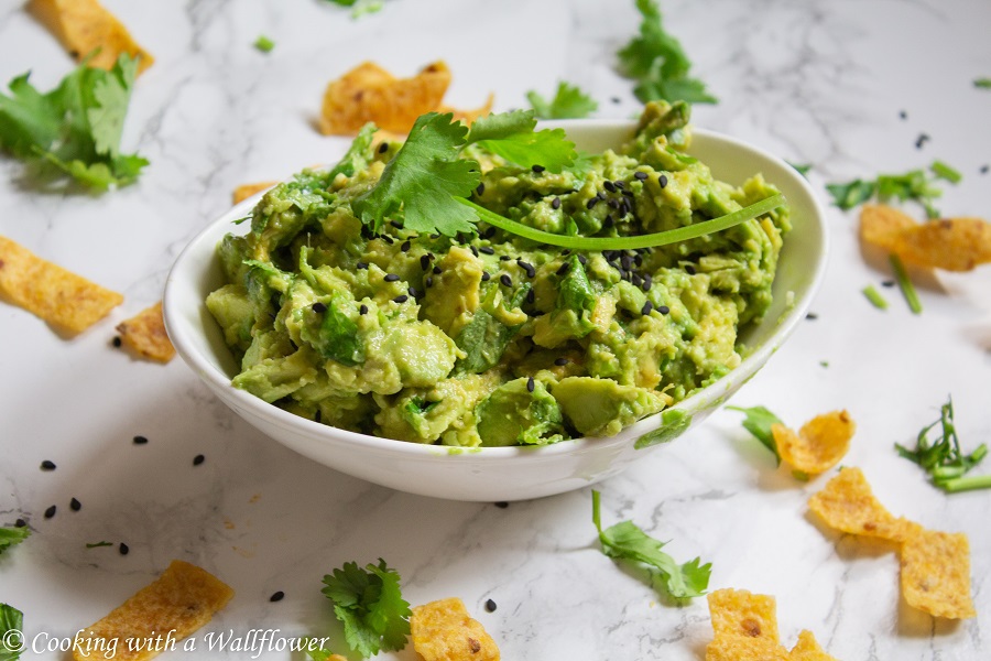 Spicy Sesame Avocado Salsa  | Cooking with a Wallflower