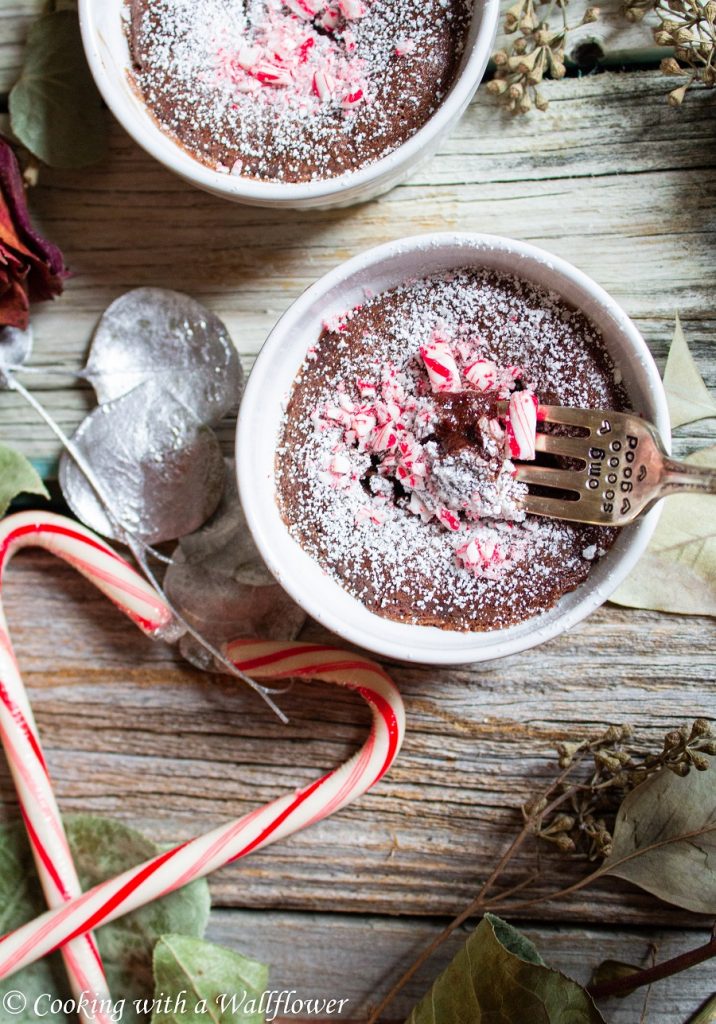 Small Batch Peppermint Brownies | Cooking with a Wallflower