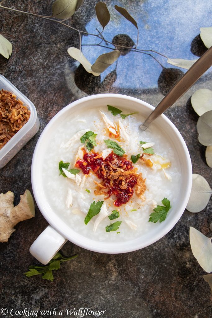 Chicken Congee | Cooking with a Wallflower