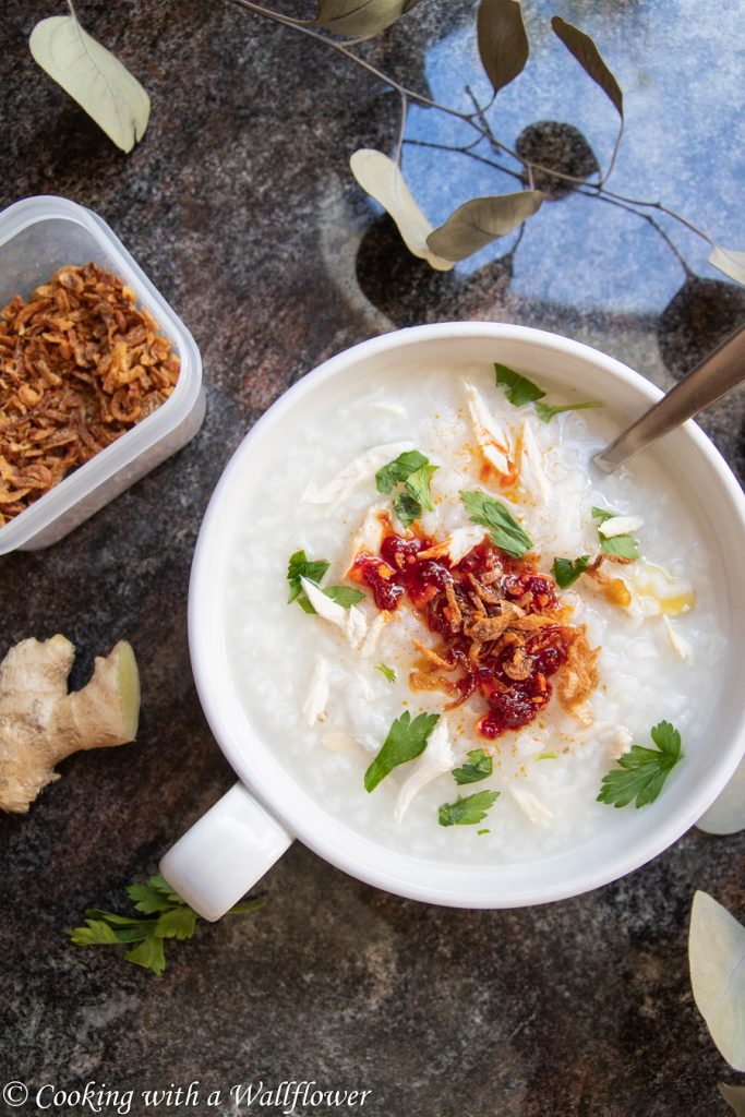 Chicken Congee | Cooking with a Wallflower