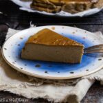 Hojicha Basque Burnt Cheesecake | Cooking with a Wallflower