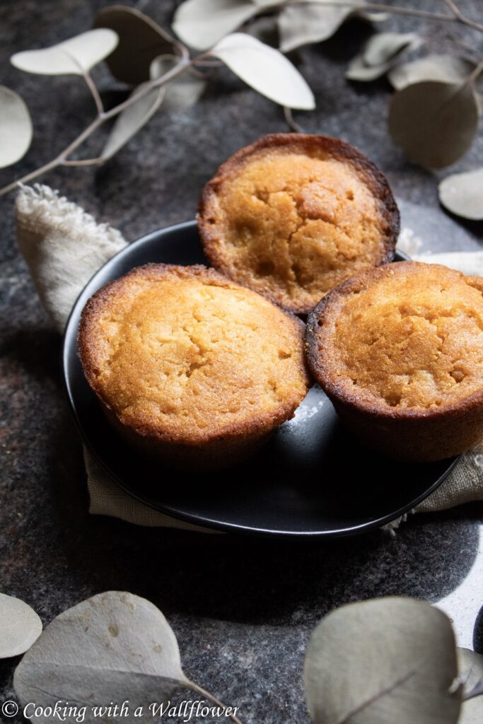 Coconut Cornbread Mochi Muffins | Cooking with a Wallflower